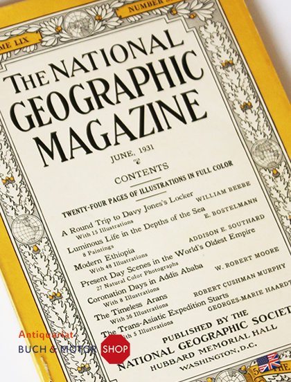 The National Geographic Magazine: Croisiere Jaune 1931 (!)